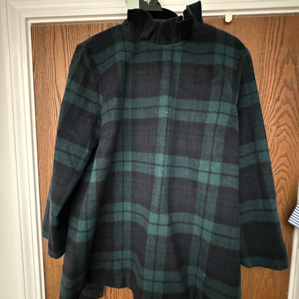 Tuckernuck black watch blouse NWT